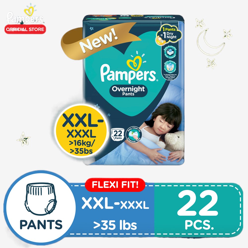 [DIAPER SALE] Pampers Overnight Diaper Pants XXL up to XXXL 22 x 1 pack