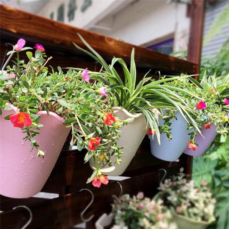 Wall Hanging Flowers Basket Planter Plant Pot Flower