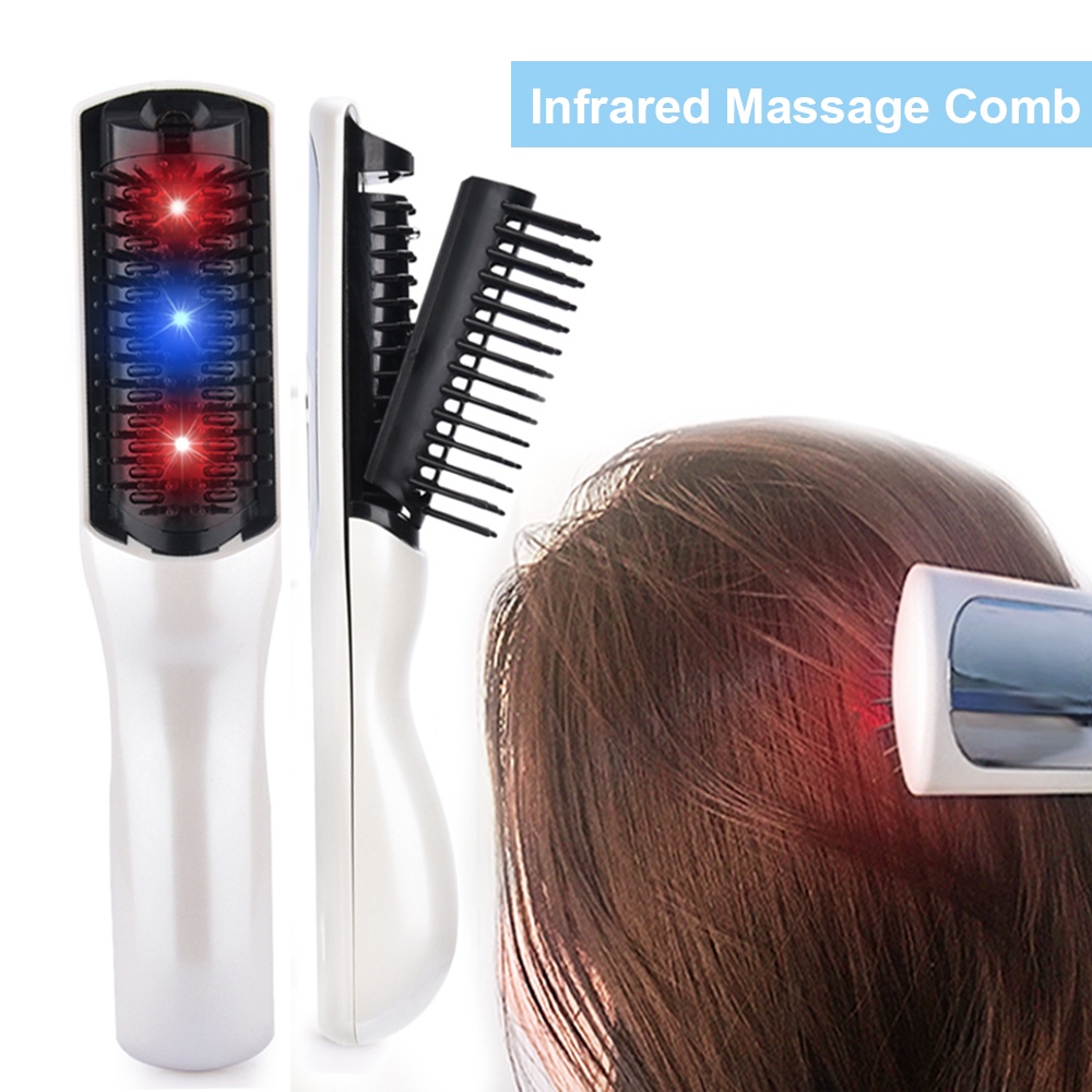 Lazer Hair Growth Comb Electric Wireless Infrared Ray Scalp Massage