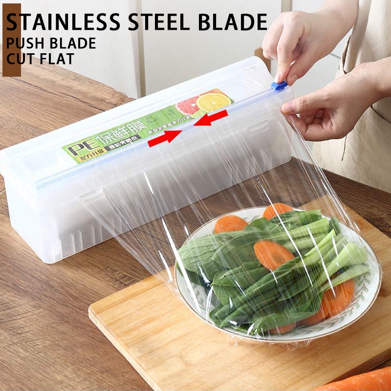 &32CM cling film dispenser with sliding cutter adjustable cling film