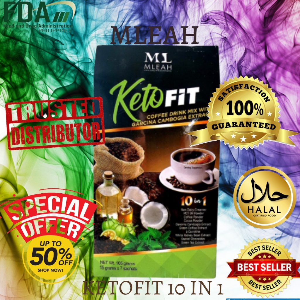 MLeah Ketofit Coffee Mix 10 in 1 Ingredients Shopee Philippines