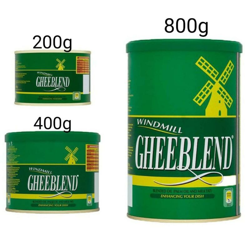 Ghee Butter Windmill Blend Brand 400/800GM Halal Shopee Philippines