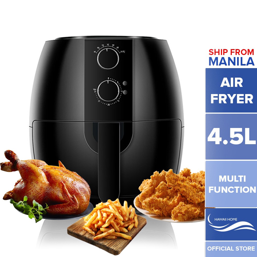 COD Digital Electric MultiFunction Air fryer No Oil 4.5L Capacity Non