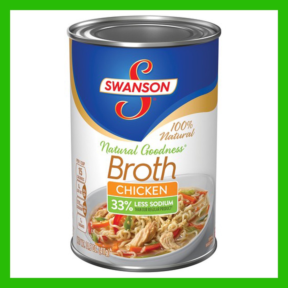 Swanson Natural Goodness Chicken Broth 411g Shopee Philippines
