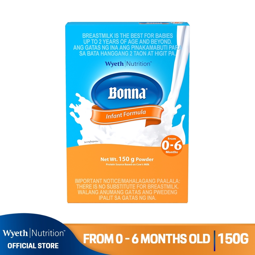 BONNA® Infant Formula for 0 to 6 months 150g Shopee Philippines
