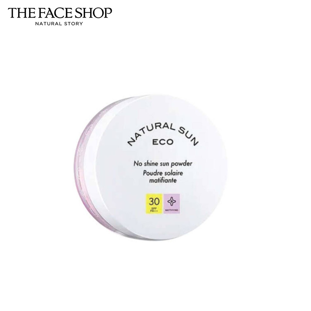 The Face Shop Natural Sun Eco No Shine Sun Powder SPF30PA++ Shopee
