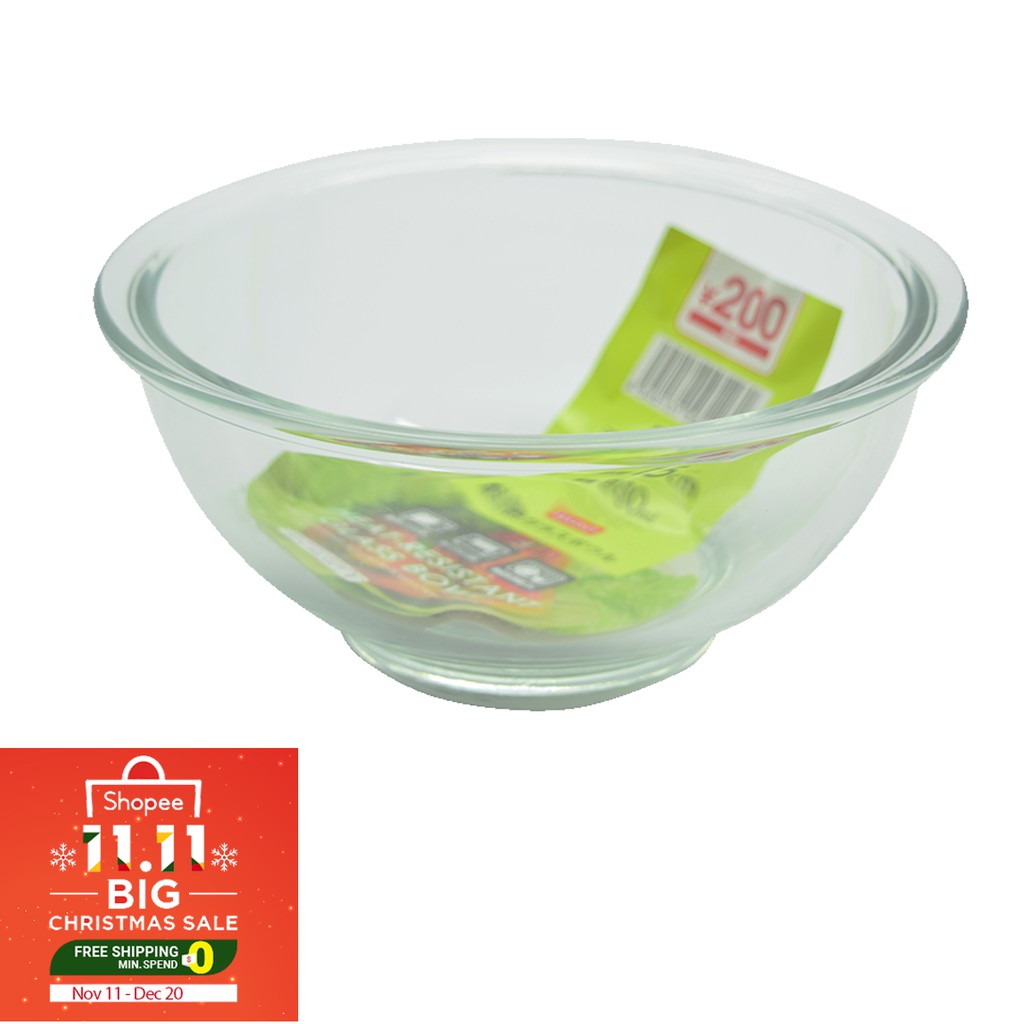 Daiso Heat Resistant Glass Bowl Shopee Philippines
