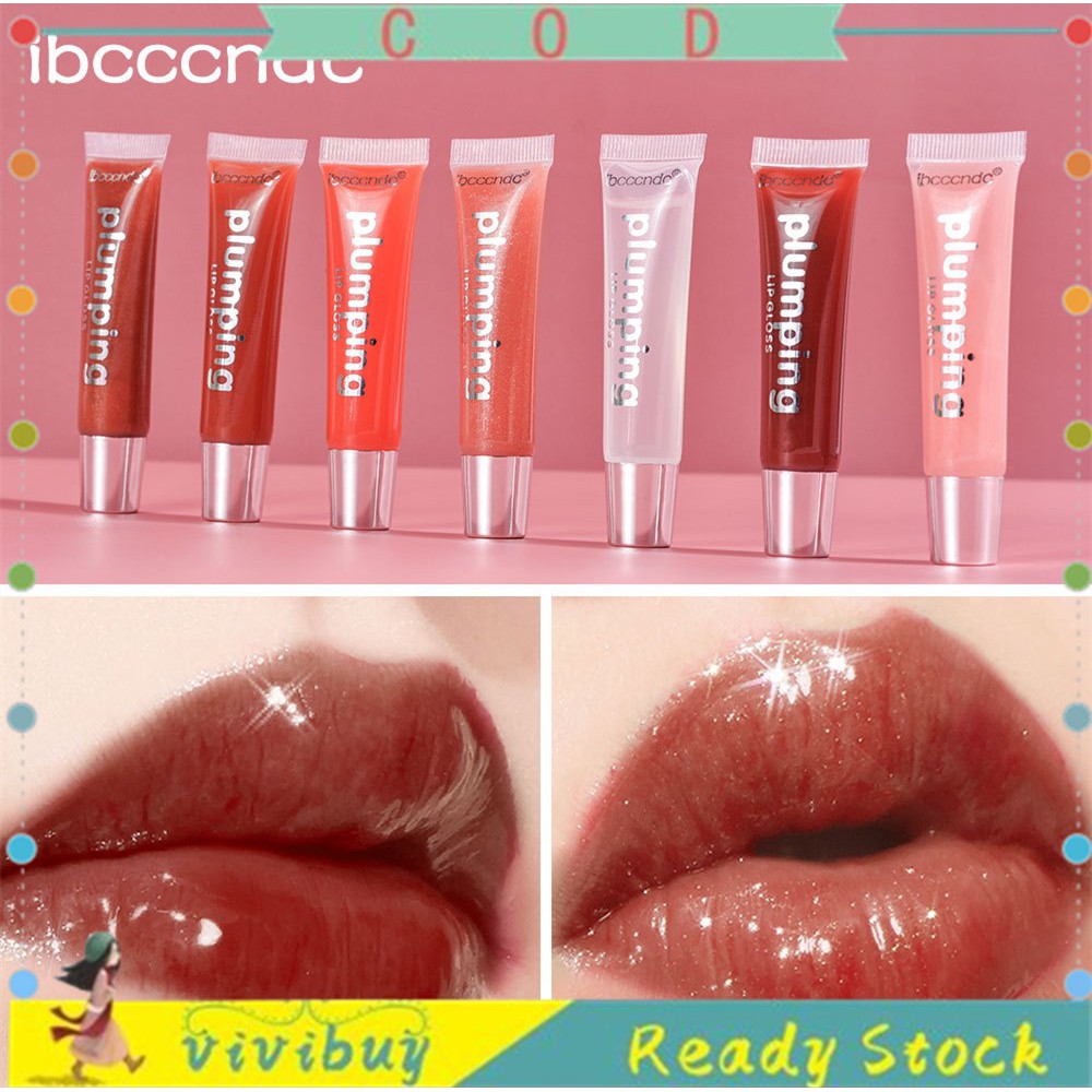 IBCCCNDC Lip gloss Wet Cherry Gloss Plumping lipstick lip tint Plumper