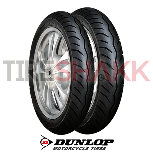Dunlop Tires D115 80/8014 43P & 90/8014 49P Tubeless Motorcycle Tires