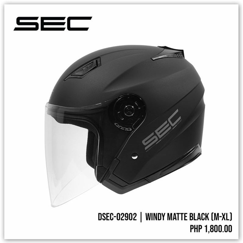 sec windy half face helmet single visor Shopee Philippines