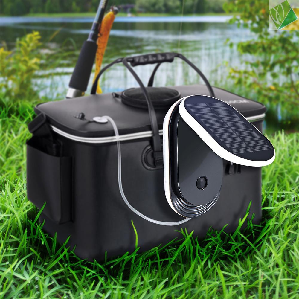 Sici Solar Power Oxygen Pump Fish Tank Oxygenator Aquarium Oxygen