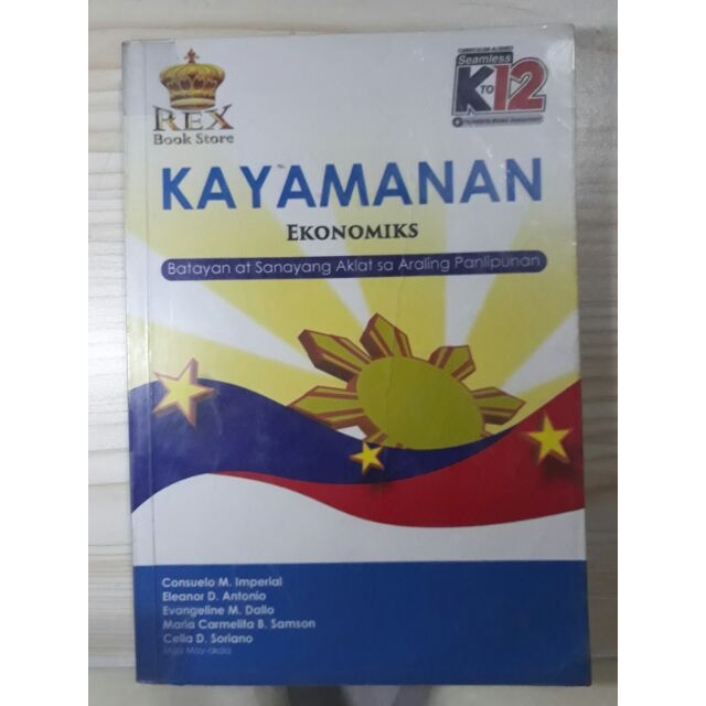Kayamanan ekonomiks Araling Panlipunan grade 9 book