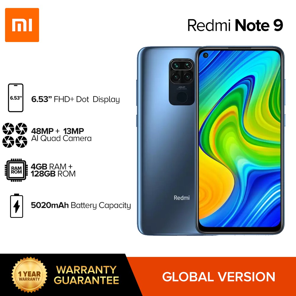 Xiaomi Redmi Note 9 4GB RAM 128GB ROM Shopee Philippines