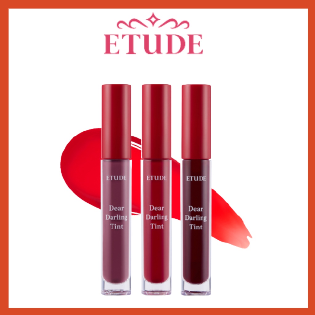 ETUDE Dear Darling Water Gel Tint 5g / korean liptint long lasting Mask proof liptint etude lip