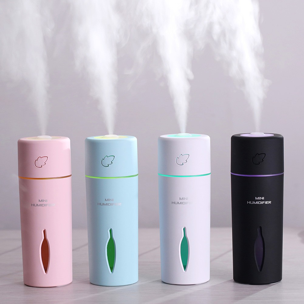 USB Mini Humidifier Leaf Mute Air Humidifier Portable Hydration Air