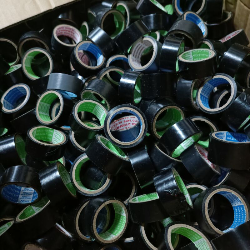nitto electrical tape automotive tape bundle 100pcs use tape Shopee