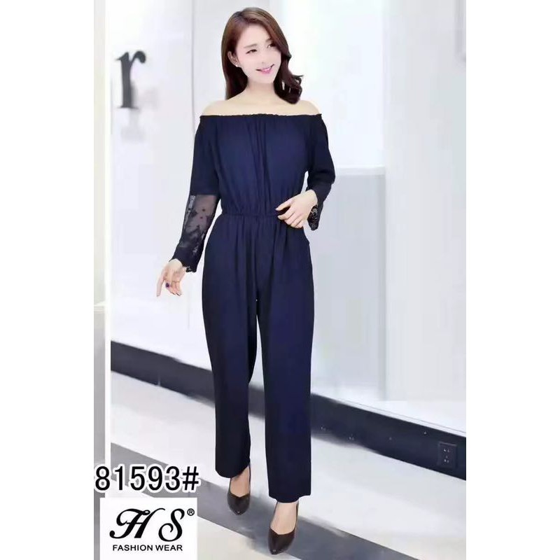 Long Sleeve Elegant Jumpsuits Women Jumpsuit Hs81593 Shopee Philippines