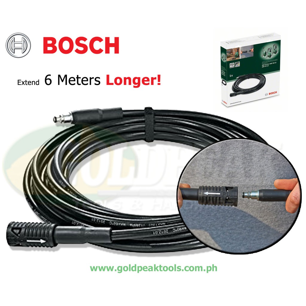 Pressure Washer Hoses 8m Bosch AQT Pressure Washer HOSE with Quick