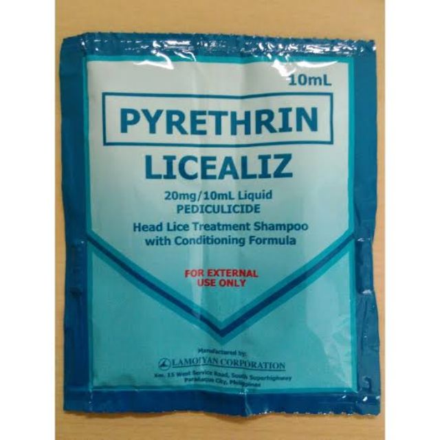 Licealiz Head Lice Treatment Shampoo 10mL Shopee Philippines
