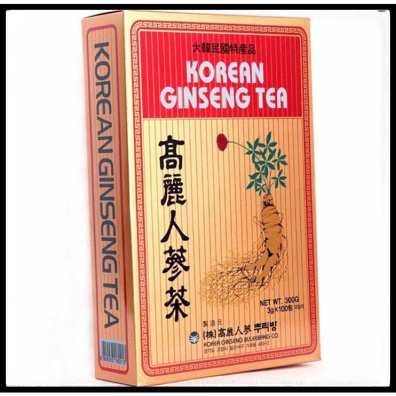 Anti Stress Korean Ginseng Tea Gao Li Ren Shen Cha 1 Sachet Shopee