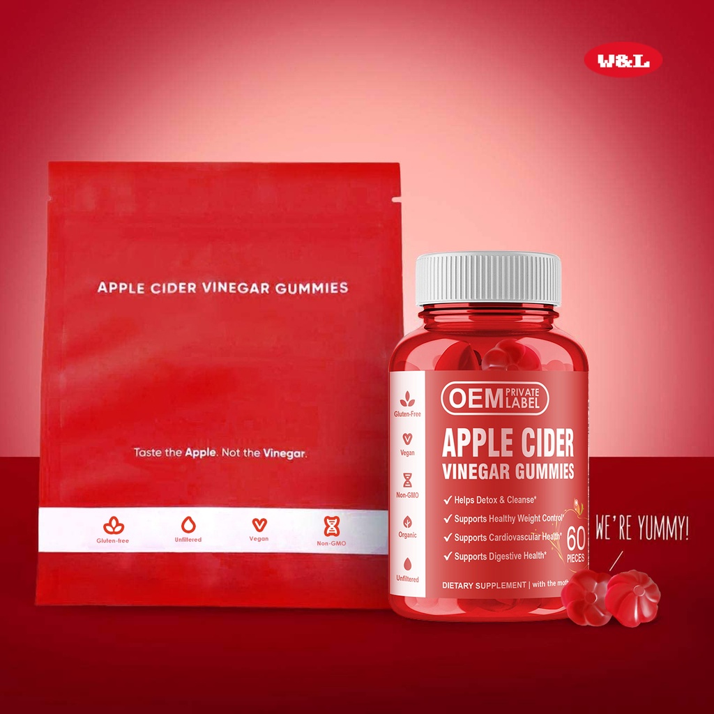 W&L Apple Cider Vinegar Fudge Weight Loss Vitamins Collagen Skin Beauty
