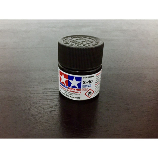 Tamiya X10 Gunmetal Hobby Gloss Paint 10ml Shopee Philippines