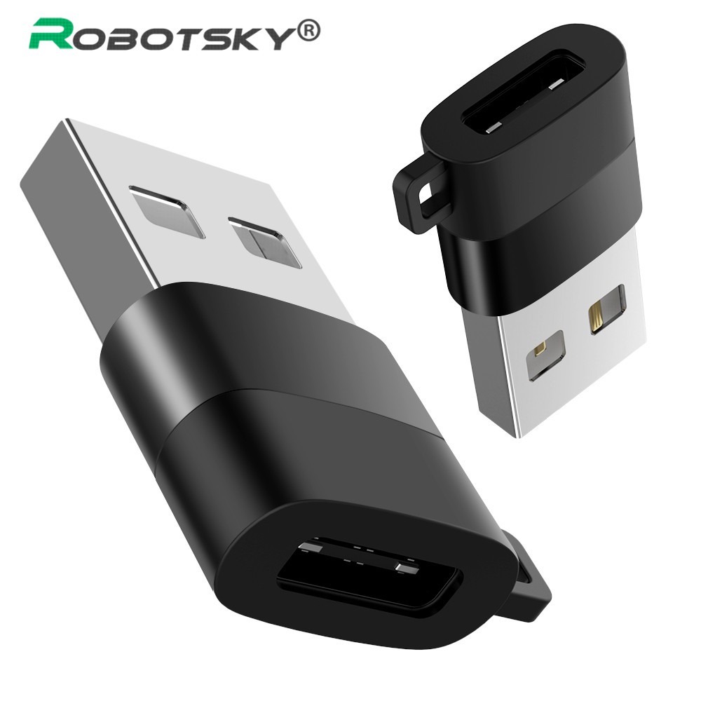 ROBOTSKY Type C Adapter USB C Female To USB2.0 Male