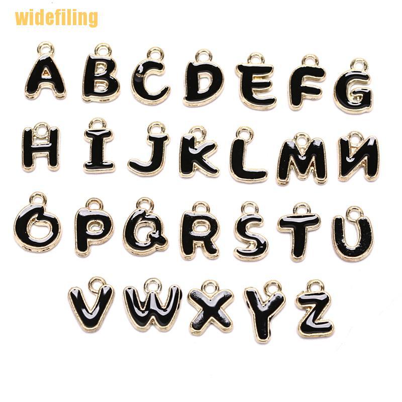 Romanization is however can be done. Widefiling 26pcs Enamel Alphabet Charms Initial Letter Bracelet Jewelry Diy Craft Making Shopee Philippines