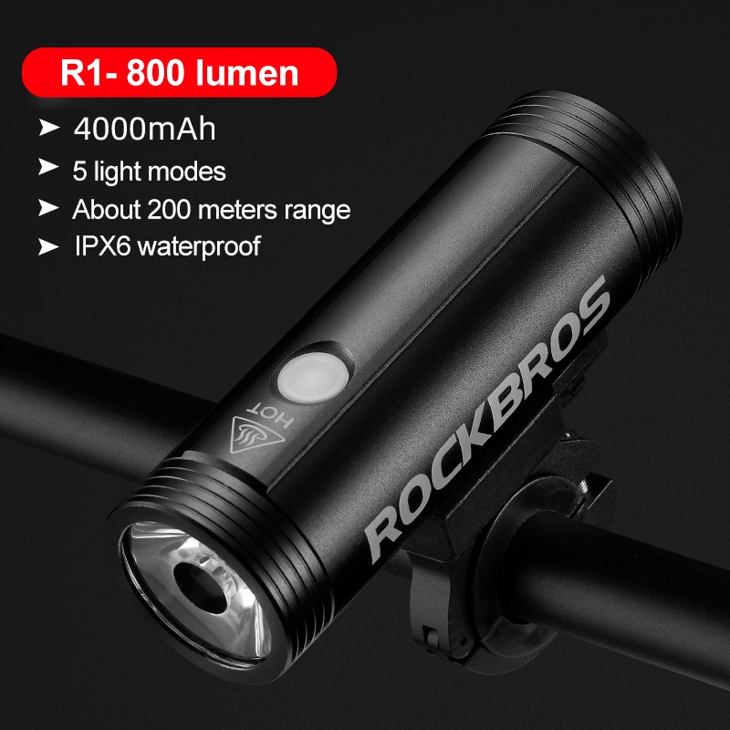 Rockbros Light 400 Lumens USB Rechargeable Bicycle Bike MTB LED