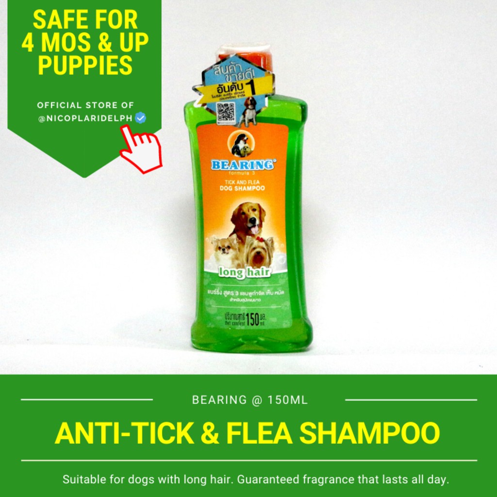 [PRICE SLASHED] Bearing Anti Tick and Flea Shampoo for Dogs with Long