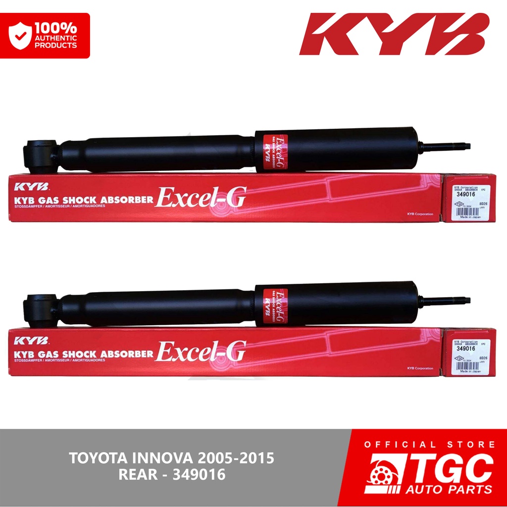 Kyb (Kayaba)ExcelG Shock Absorber for Toyota Innova Gas 1Tr 20052015