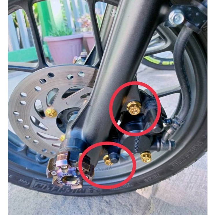 Heng Front Caliper bolts for Honda beat fi V2/V1/beat street 2022