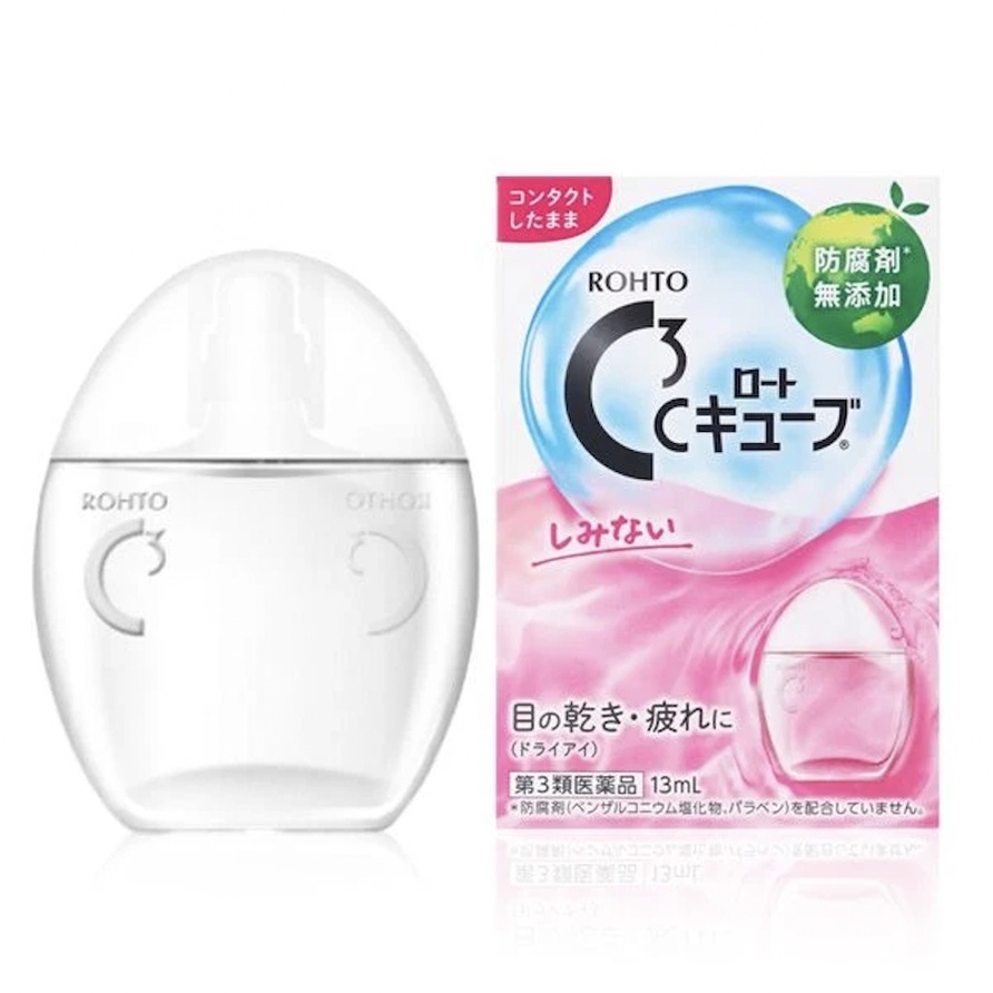 Rohto C3 Aqua Contact Lens Eye Drops 13ml (Pink) Shopee Philippines