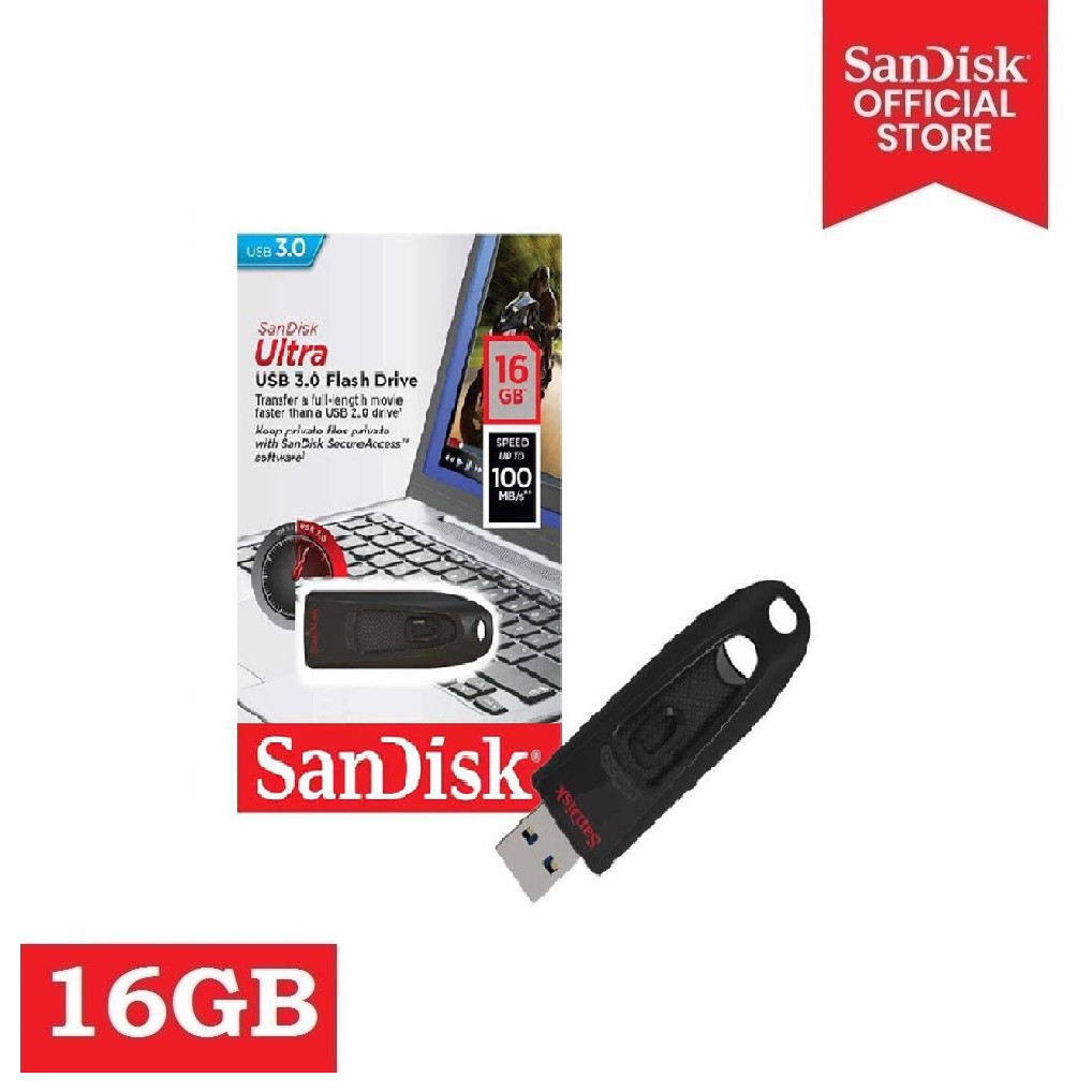 Sandisk SDCZ48016GU46 16GB Ultra USB 3.0 Shopee Philippines