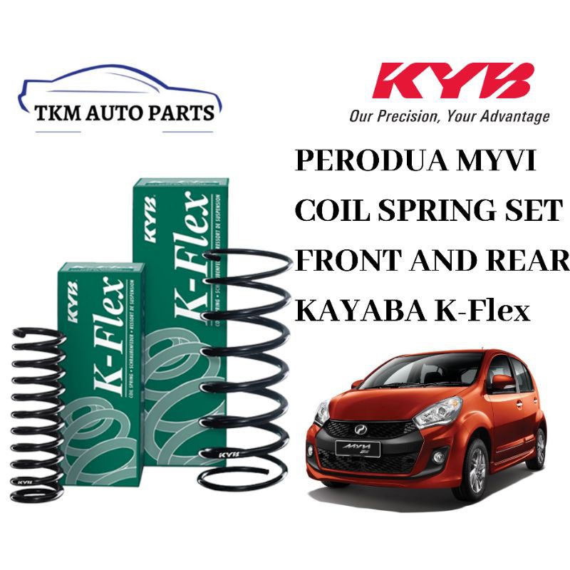PERODUA MYVI OLD & MYVI LAGI BEST FRONT AND REAR COIL SPRING SET (KYB K