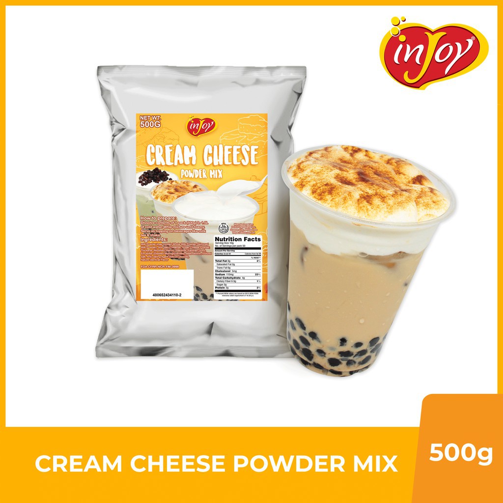 inJoy Cream Cheese 500gm Cream Cheese Topping for Milk Tea, Beverages