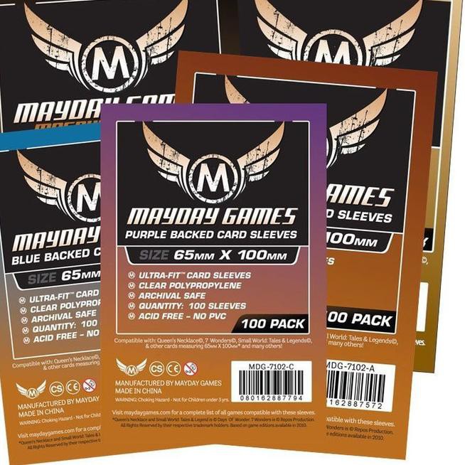 Mayday Sleeves Premium 7 wonders / Coup 65x100mm) 80pcs/Pack Shopee
