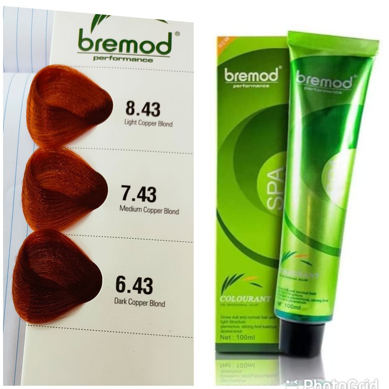 Bremod hair Color OnLy 100ML (.43 copper ) Shopee Philippines