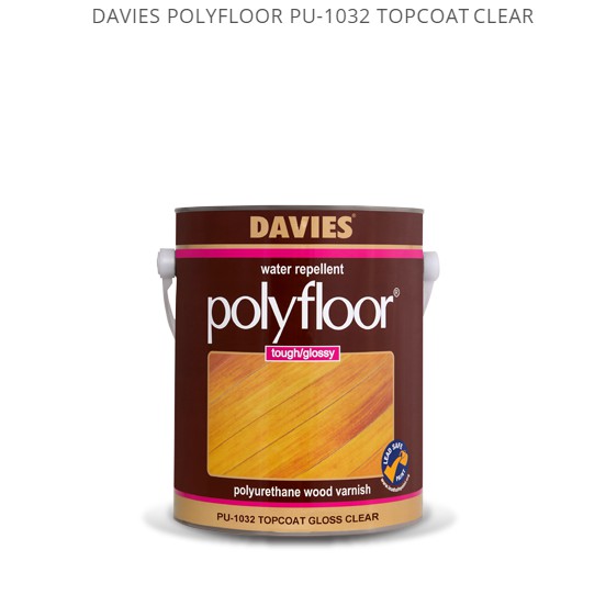 Davies PolyFloor Polyurethane Paint Gallon / 4 Liter With Hardener PU