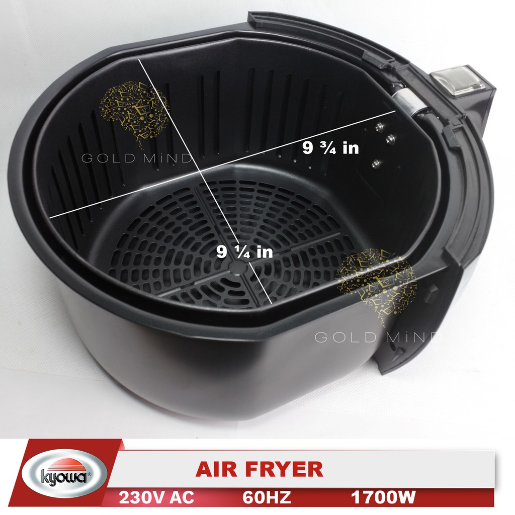 Kyowa Air Fryer 3 Liter Bake, Roast, and Fry KW3810 Air Fryer Gift