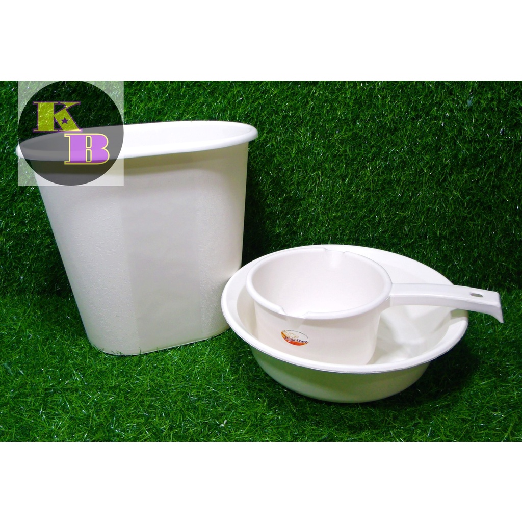 Good Quality Dynaware Trash Bin, Basin & Dipper (Basurahan, Planggana