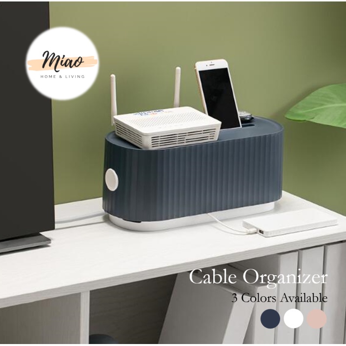 Cable Organizer Charging Station Cord Hider Box Management Computer