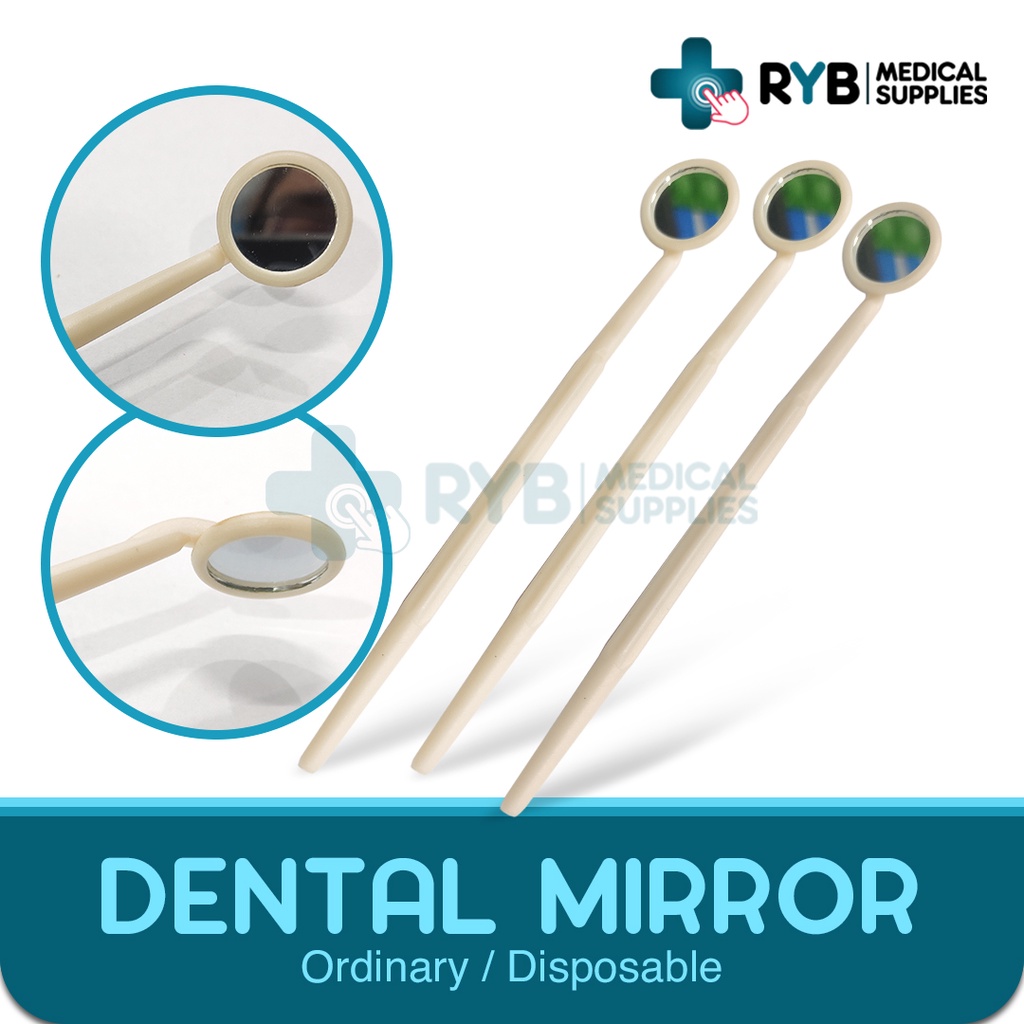 Disposable Dental Mirror (Ordinary Plastic Only) Shopee Philippines