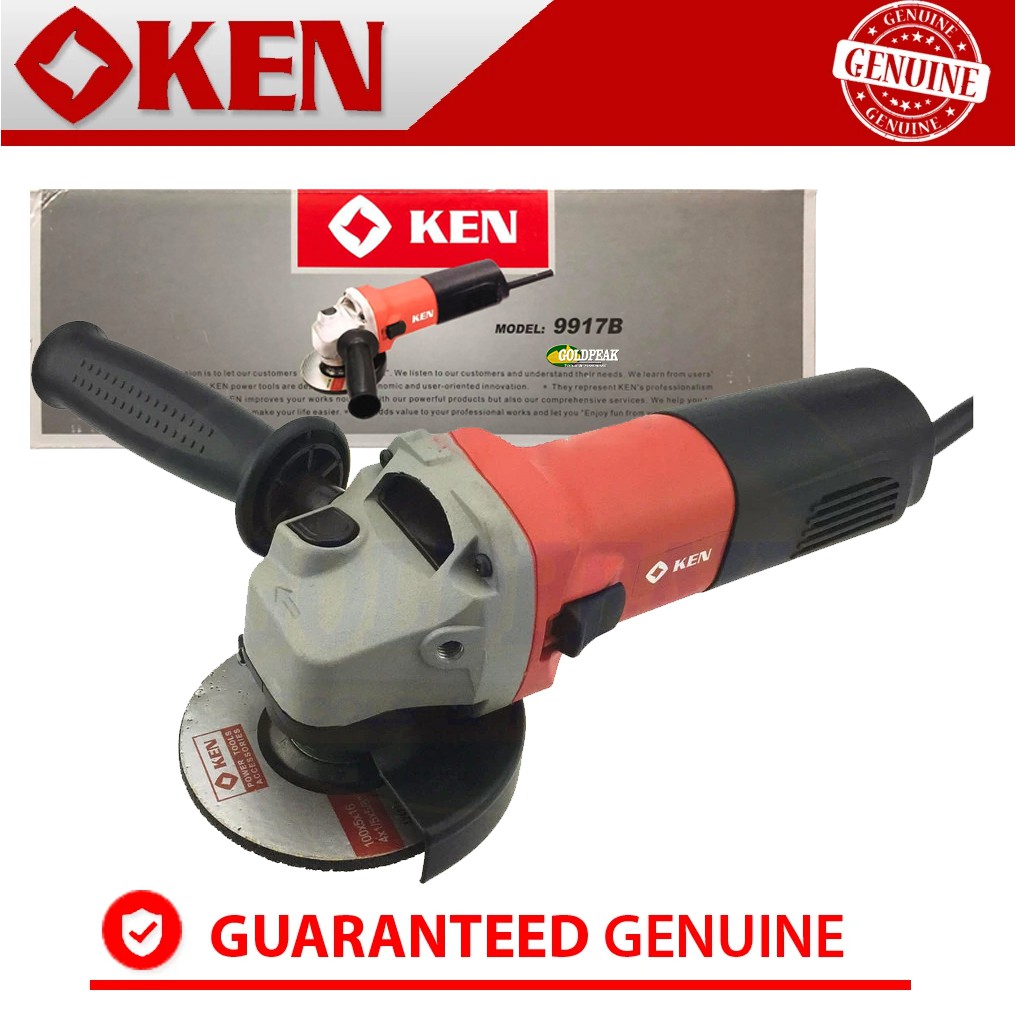 Ken 9917B Angle Grinder 4" •khm megatools• Shopee Philippines
