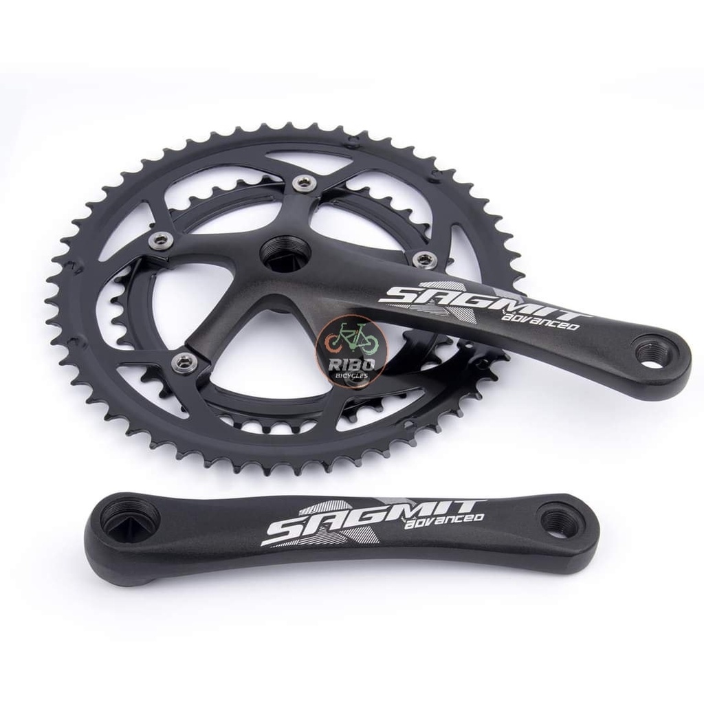 Sagmit Advance Road Crankset 2x 53/39T Road Bike RB Cycling Gravel