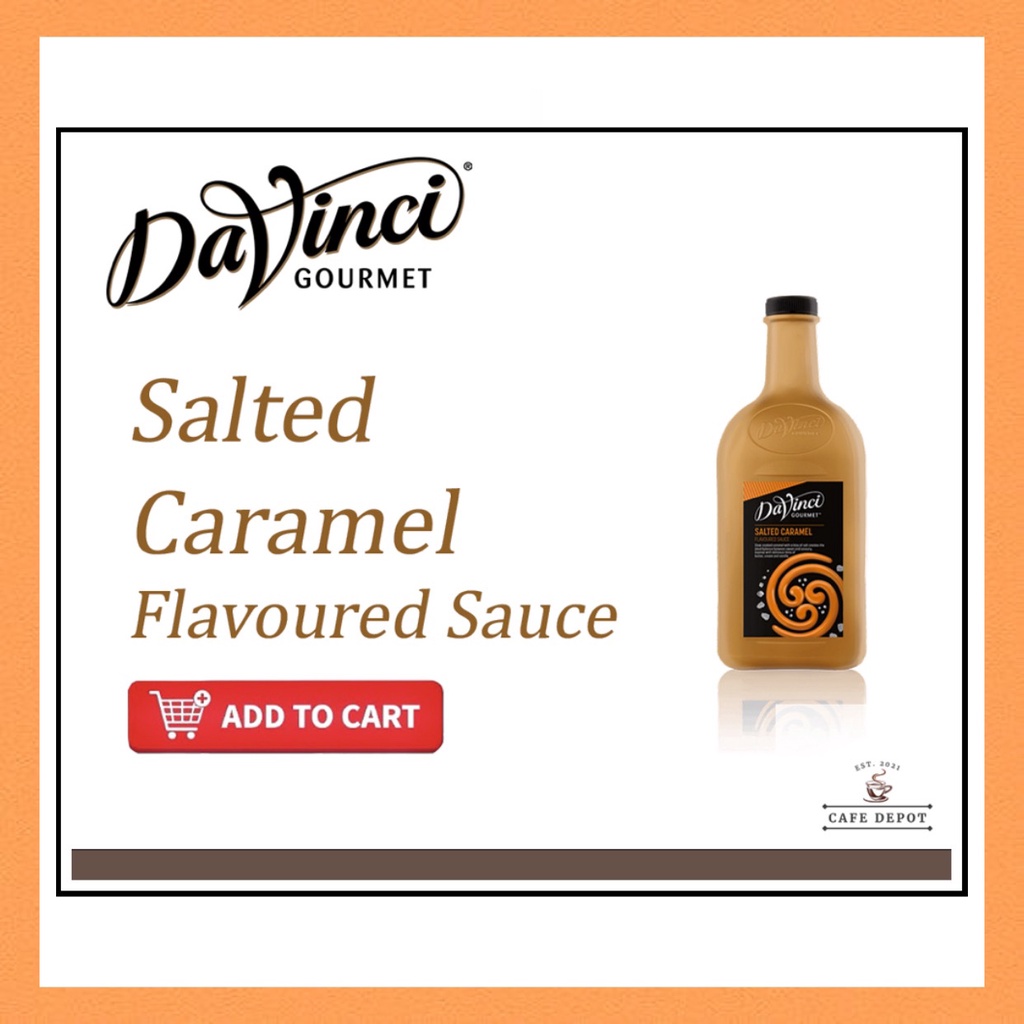 DaVinci Gourmet Salted Caramel Sauce 2L Shopee Philippines