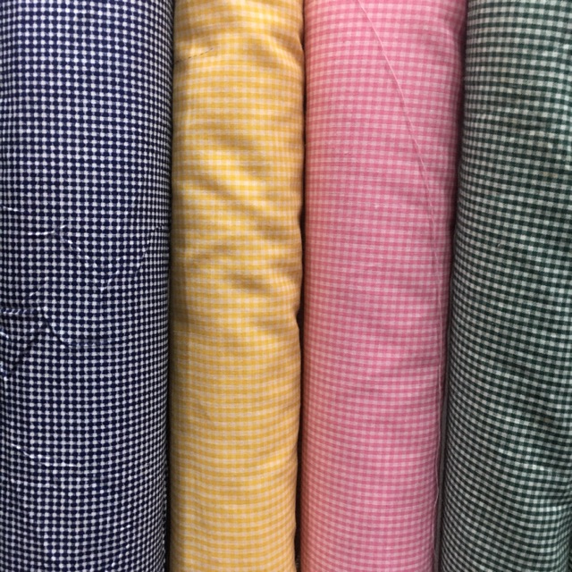 Assorted Checkered Cotton Fabric 45” width Shopee Philippines