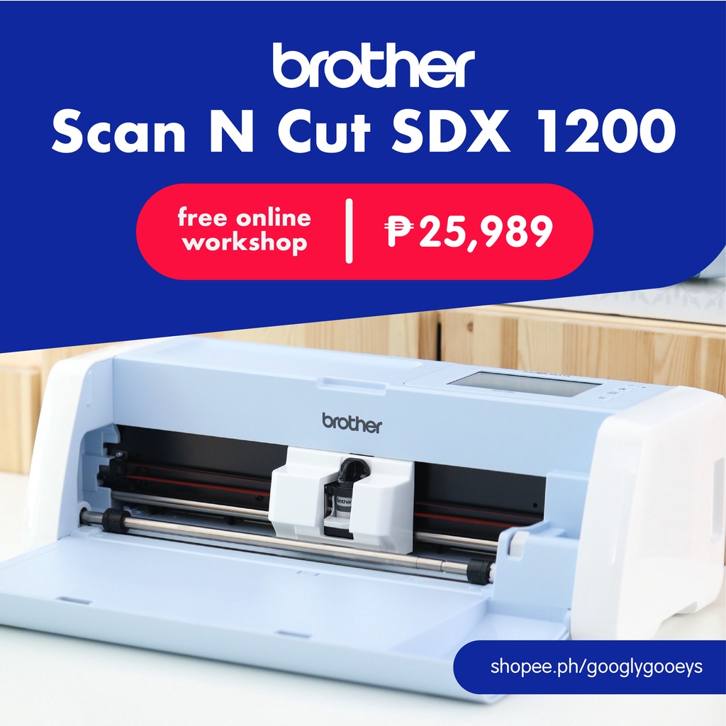 Brother Scan N Cut SDX1200 (Scan and Cut) DIY Craft Hobby Cutting Machine Vinyl Stickers