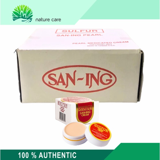 1 DOZEN Sulfur Saning Cream Antiacne Taiwan Shopee Philippines