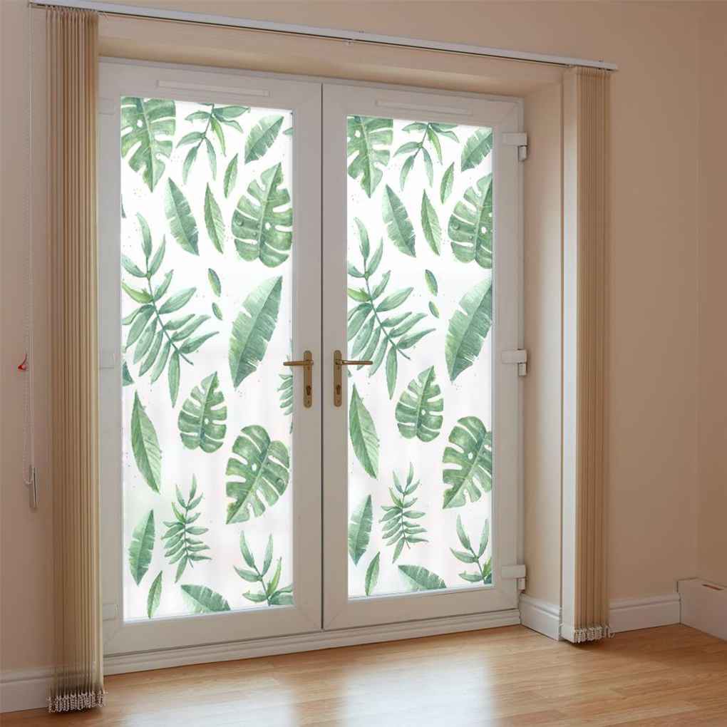 Leaf Glass Sliding Door Window Stickers Shopee Philippines